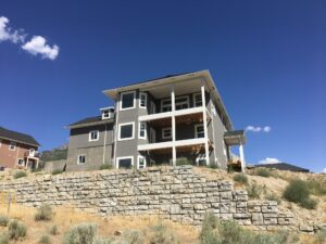 retaining wall construction