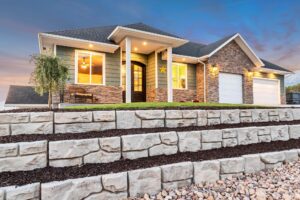 retaining wall construction