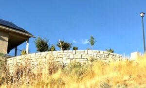 retaining wall construction