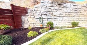 retaining wall construction