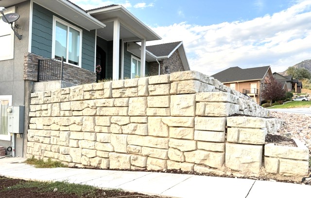 retaining wall construction