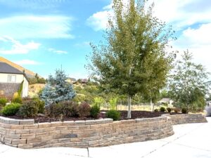 retaining wall construction