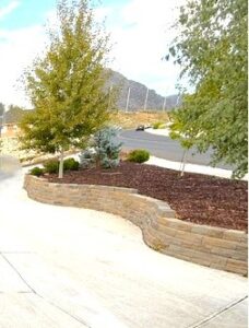 retaining wall construction