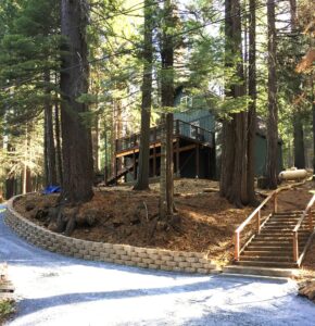 retaining wall construction